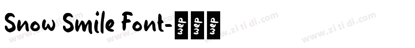 Snow Smile Font字体转换